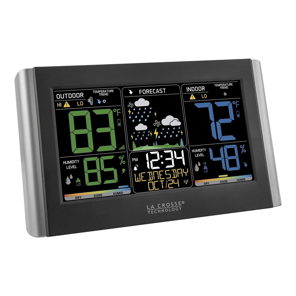 La Crosse Technology Weather Station with Customizable Alerts, Weather Foreca...