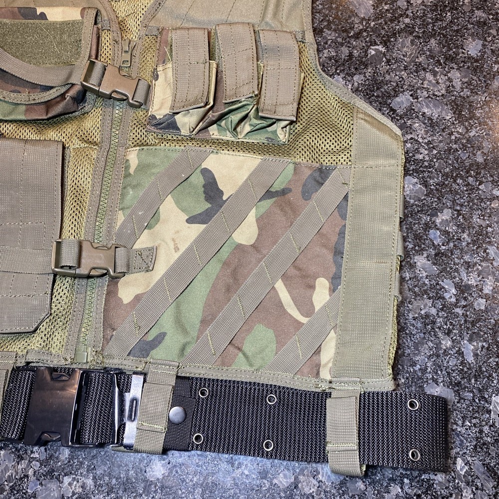 Voodoo Tactical Load Bearing Vest Camo Army Adjustable