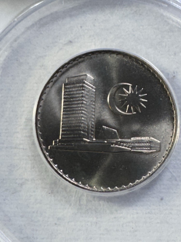 1982 Malaysia 20 Sen Graded MS 66 by ANACS