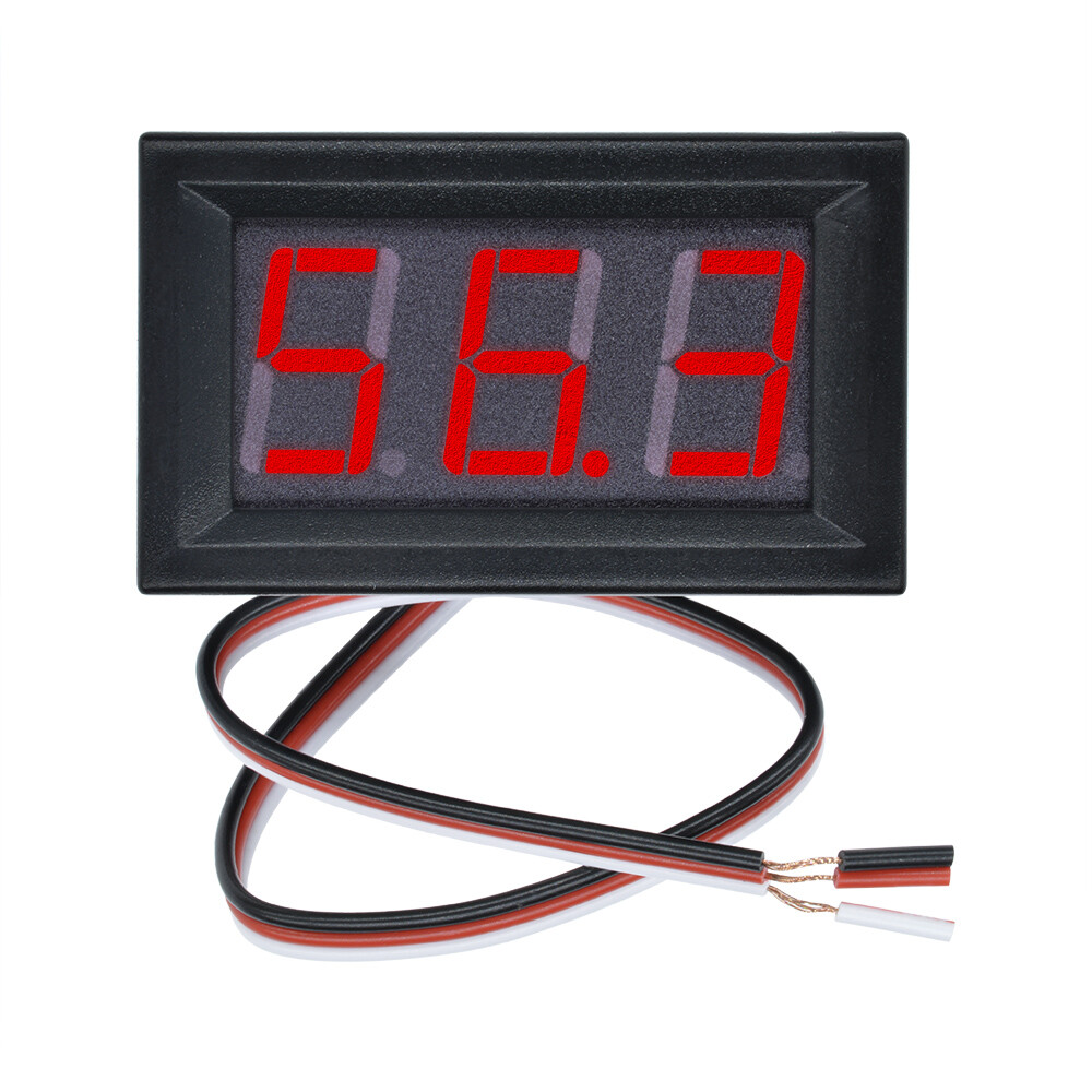 DC 0-100V LED Digital Display Voltmeter LED Voltage Panel Meter Blue Red Green