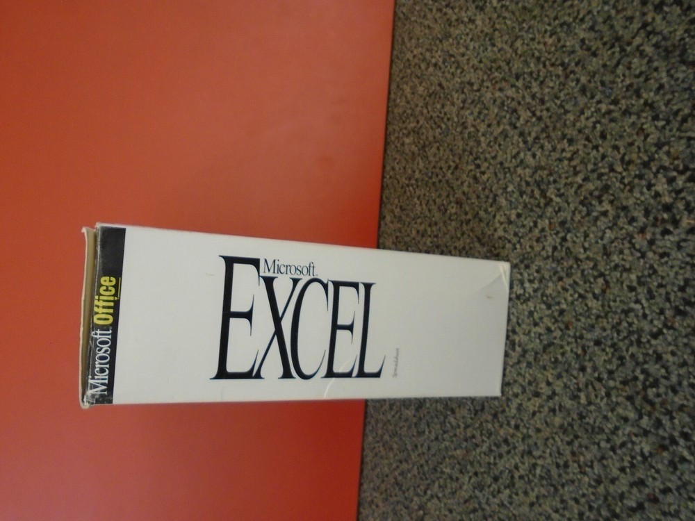 Vintage microsoft Excel Microsoft Office (Books and box only)