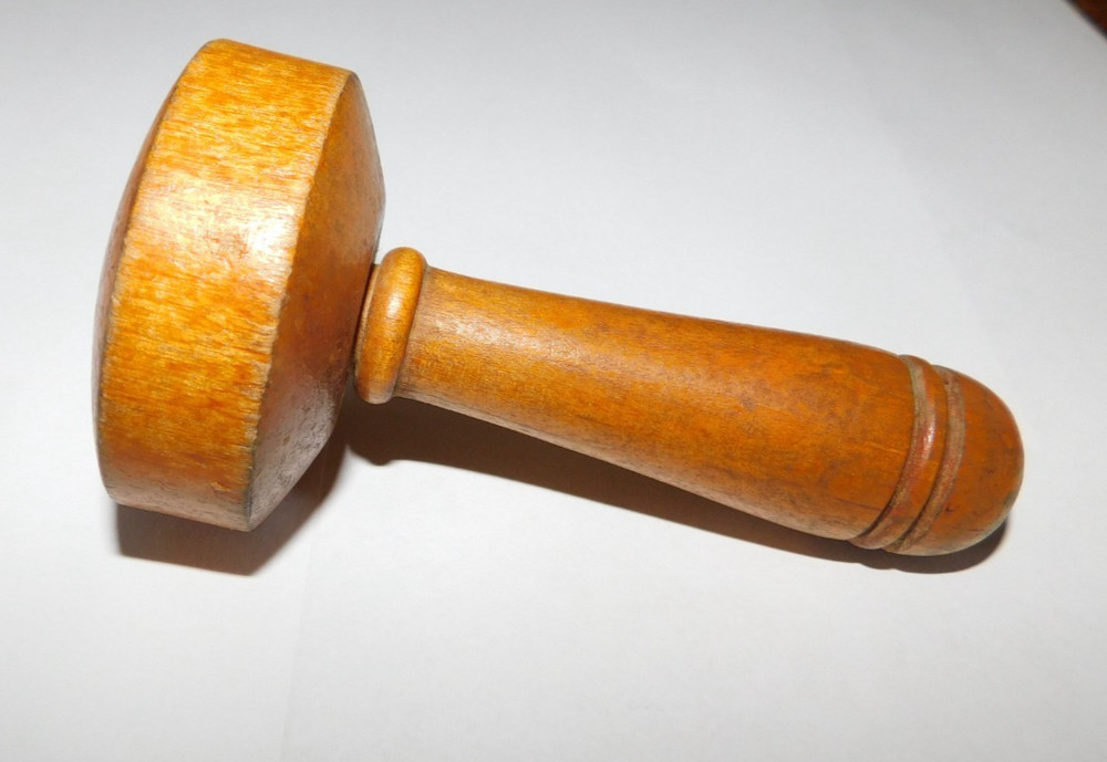 Vintage Wood Sock Darner Darning Sewing Tool