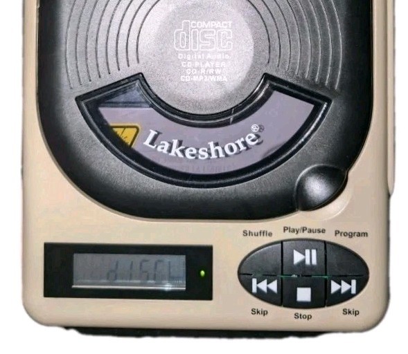 Lakeshore Learning Portable CD Player JJ665 Tested