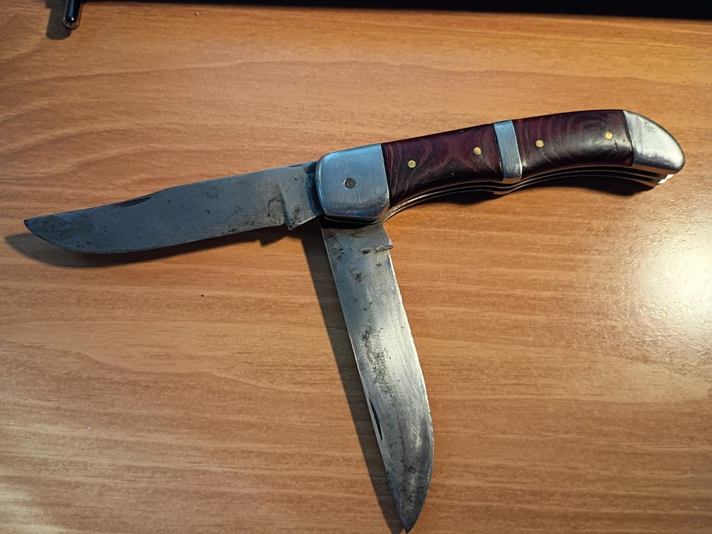 Vintage Custom Heavy Duty Folding Hunting Knife