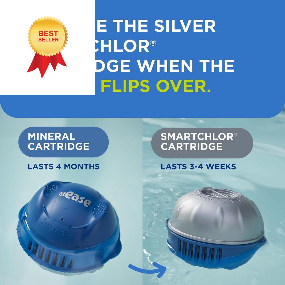 FROG @Ease Replacement SmartChlor Cartridge 3 Pack with 6 3 + 6 Maintain