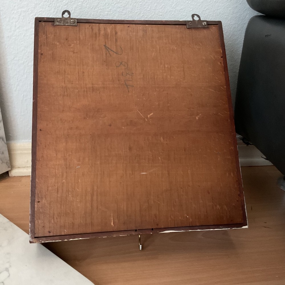 Antique Mahogany Valet Key Box