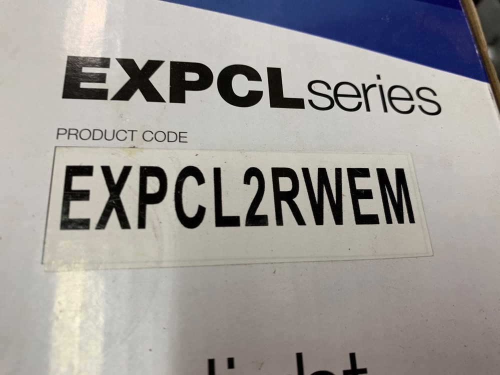 NEW IN BOX TAMLIGHT EXIT EMERGENCY LIGHT EXPLC2RWEM