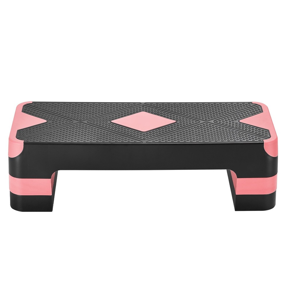Aerobic Step Platform 4 Adjustable Risers Workout Stepper