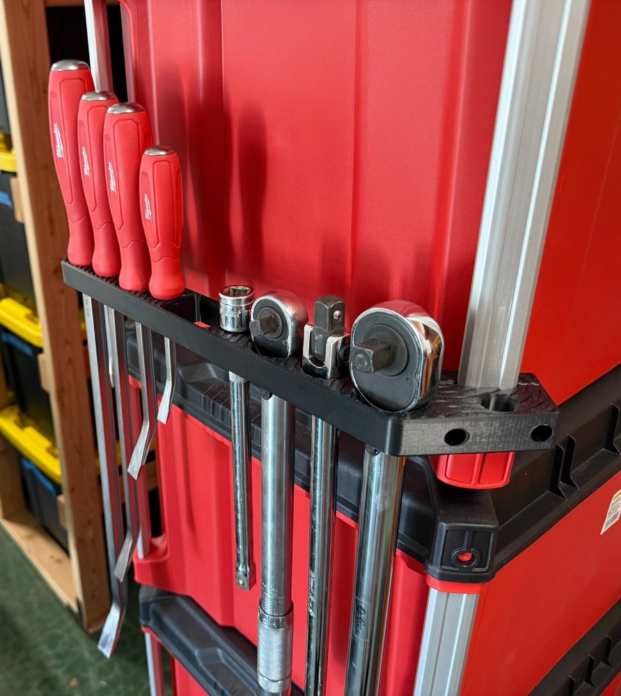 Milwaukee Packout Large XL Side Rail Bracket 1/2” Drive Tool Accessory Holder