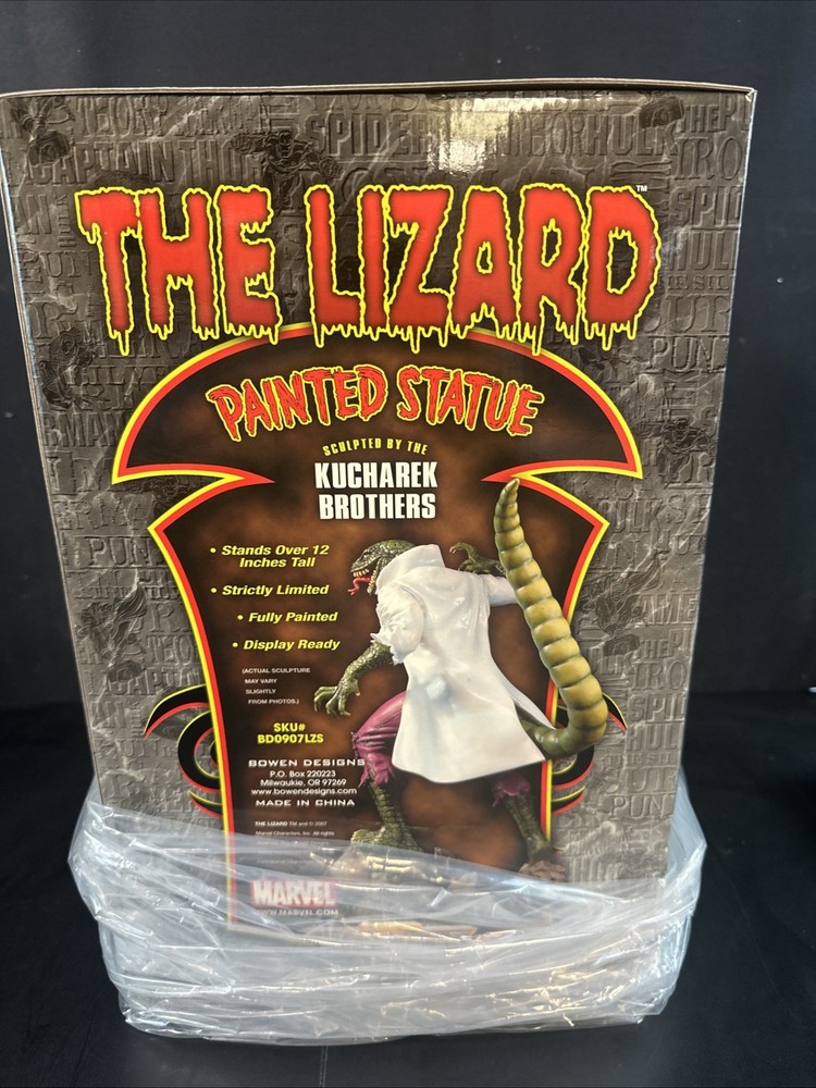 BOWEN The Lizard Statue - Marvel 117/1000 New