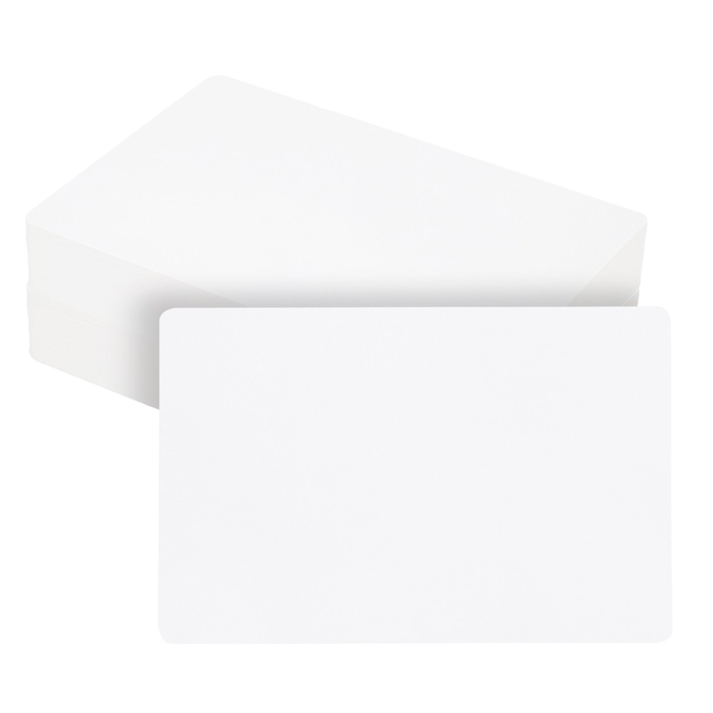 100 Sheets Blank Index Cards, 3.9"x5.9" Double Sided Thick Cardstock, White
