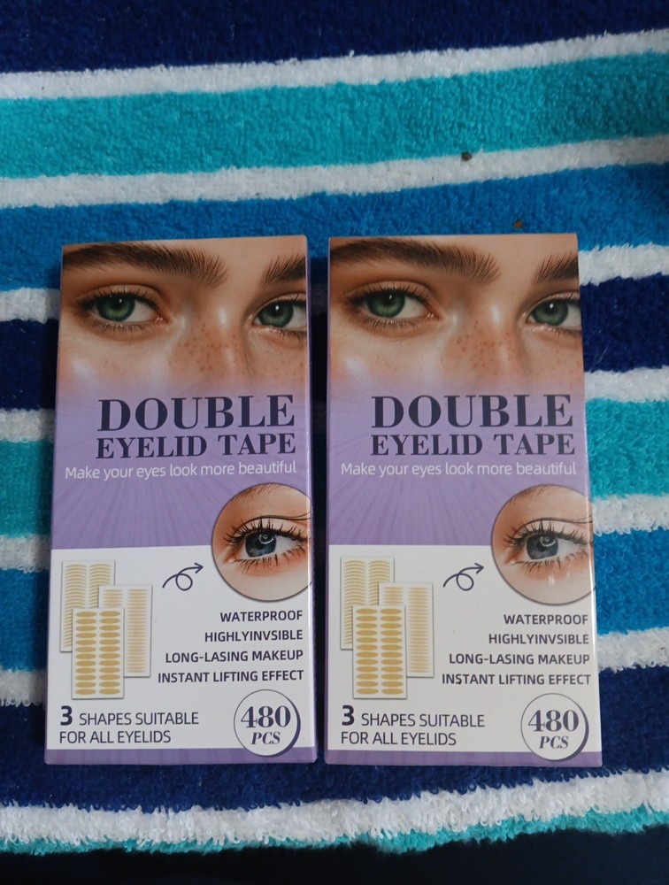 2 Pk Double Eyelid Tape 480 Pcs. Ea. New