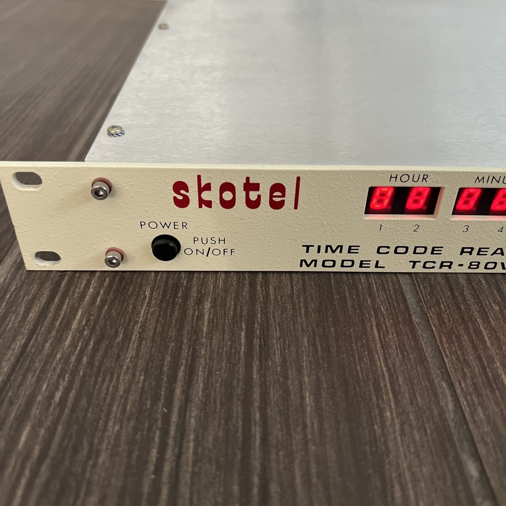 Vintage Skotel Time Code Reader Model TCR-80V