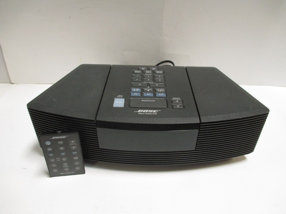 BOSE AWRC-1G Wave Radio AM/FM/ CD  black work great