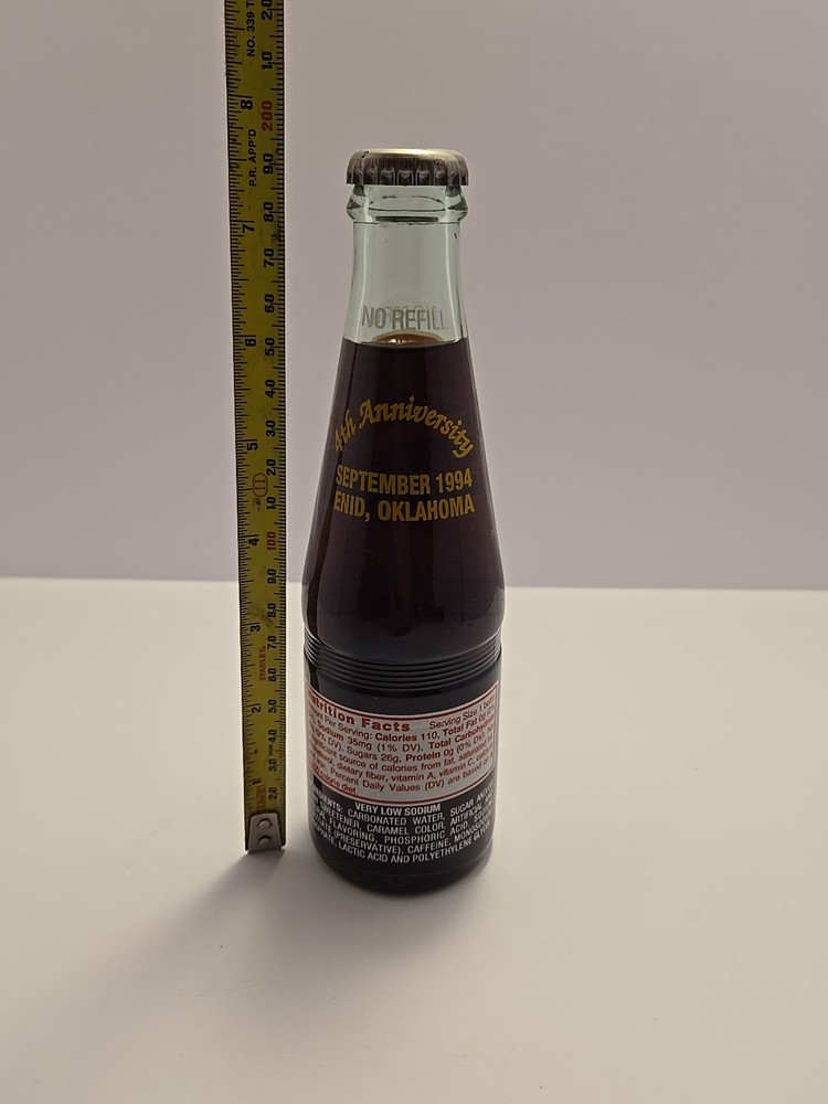Cherokee Strip 8oz Dr. Pepper Bottle