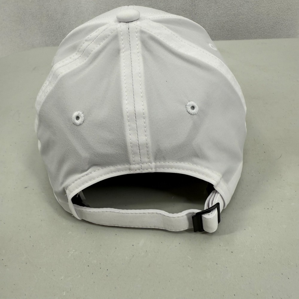 Maxfli White Golf Hat Cap Adjustable Embroidered Logo Performance Wicking