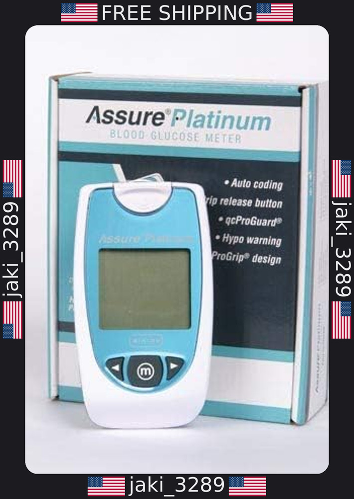 Assure Platinum Blood Glucose Meter Model 500001 - 1 Unit