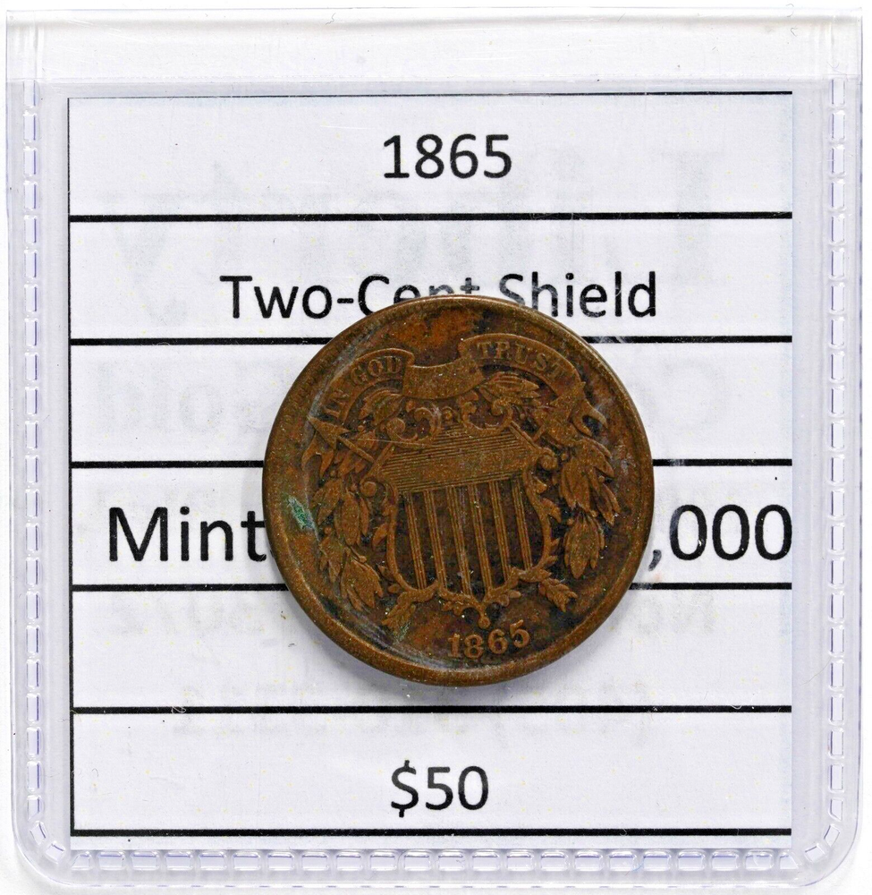 1865 2 Cent Piece