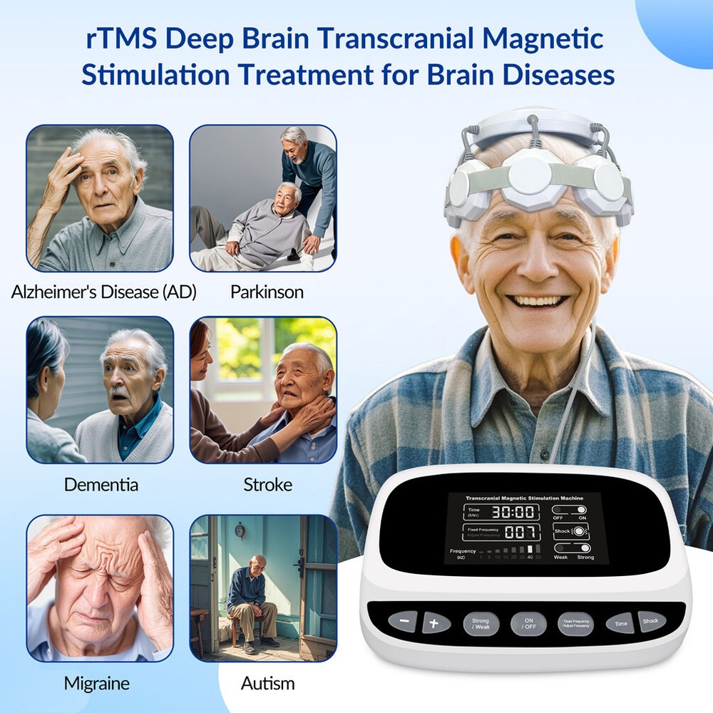 rTMS Transcranial Magnetic Stimulation Therapy Machine for Depression Stroke