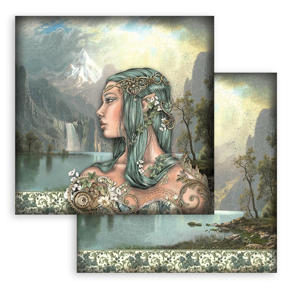 Stamperia MAGIC FOREST 8x8 Paper Pad 10 Sheets SBBS78