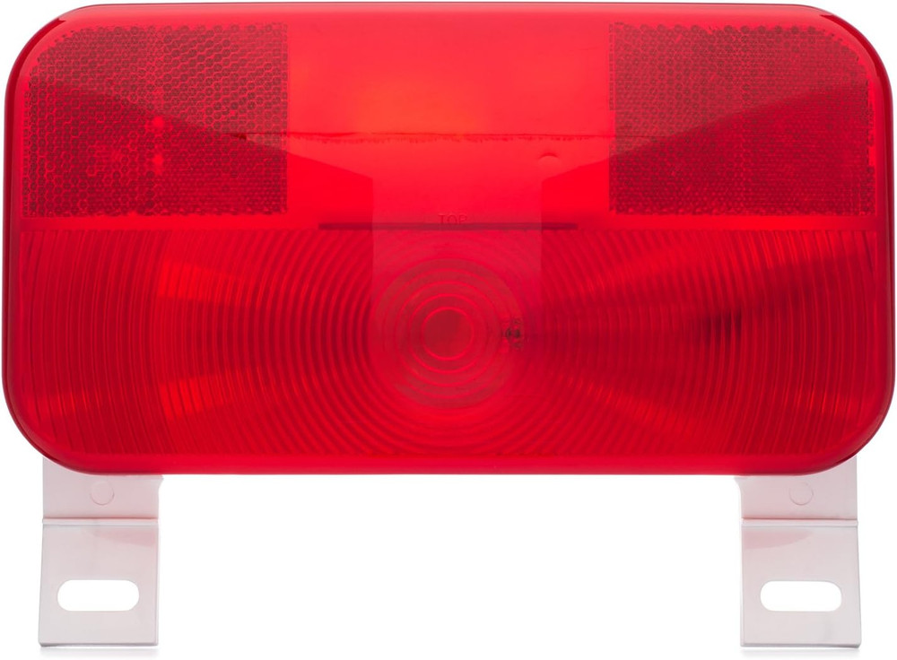 Lumitronics Red Surface Mount Light, License Bracket and License Light, Stop