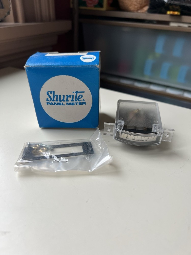 Shurite Panel Meter #3300 Range 0-1 DCNA Model 350 In Box