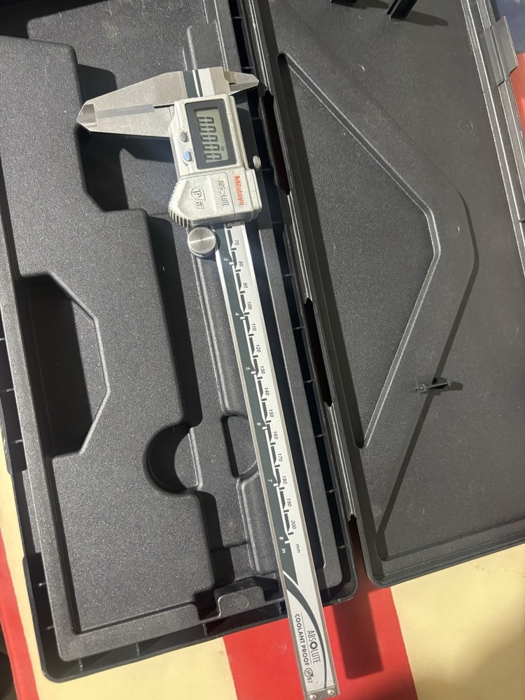 Mitutoyo 8 Inch Digital Caliper Carbide Teeth