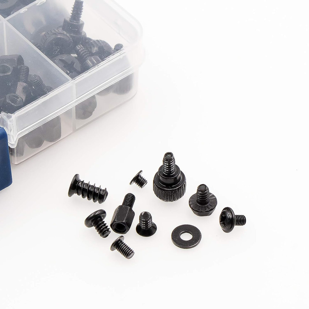 400Pcs Computer Screws Standoffs Kit SSD Screw for Universal Motherboard PC Comp