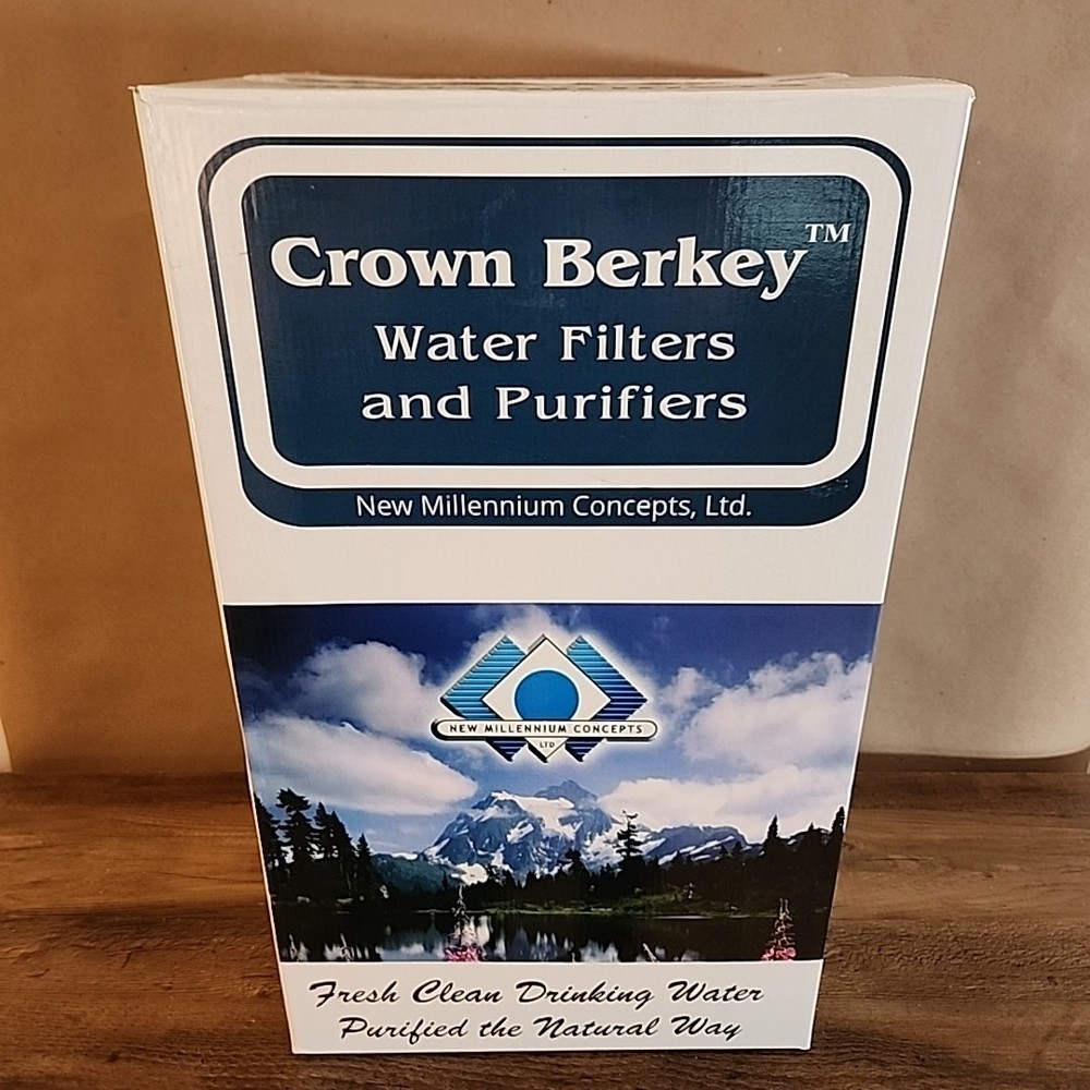 Crown Berkey Water Filtration System with Black Berkey Element Filters, 6 Gallon