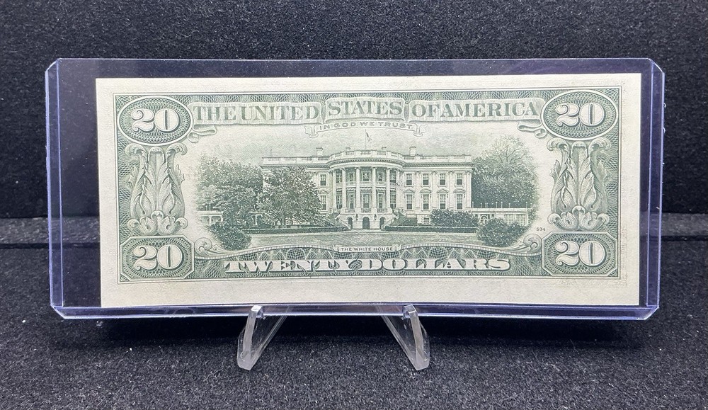1981 20$ BILL INK SMEAR ERROR Choice Uncirculated Z260