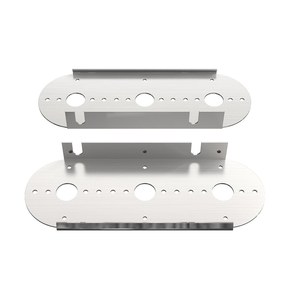 (PAIR) For Peterbilt -3 Radius Watermelon Air Cleaner Front Light Brackets ONLY