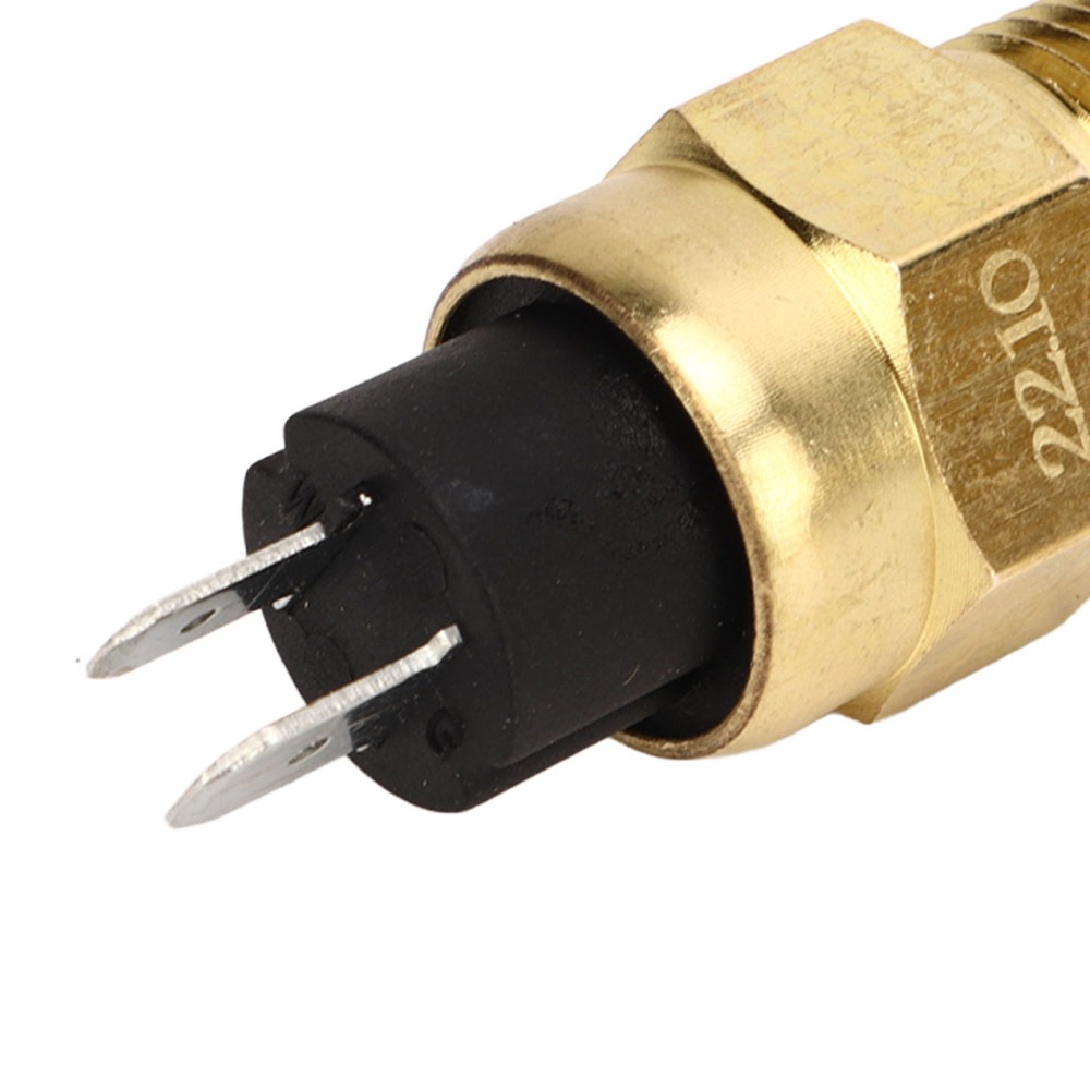 Water Temperature Sensor 3/8NPT Overheating Alarm Engine Coolant Temp Transducer