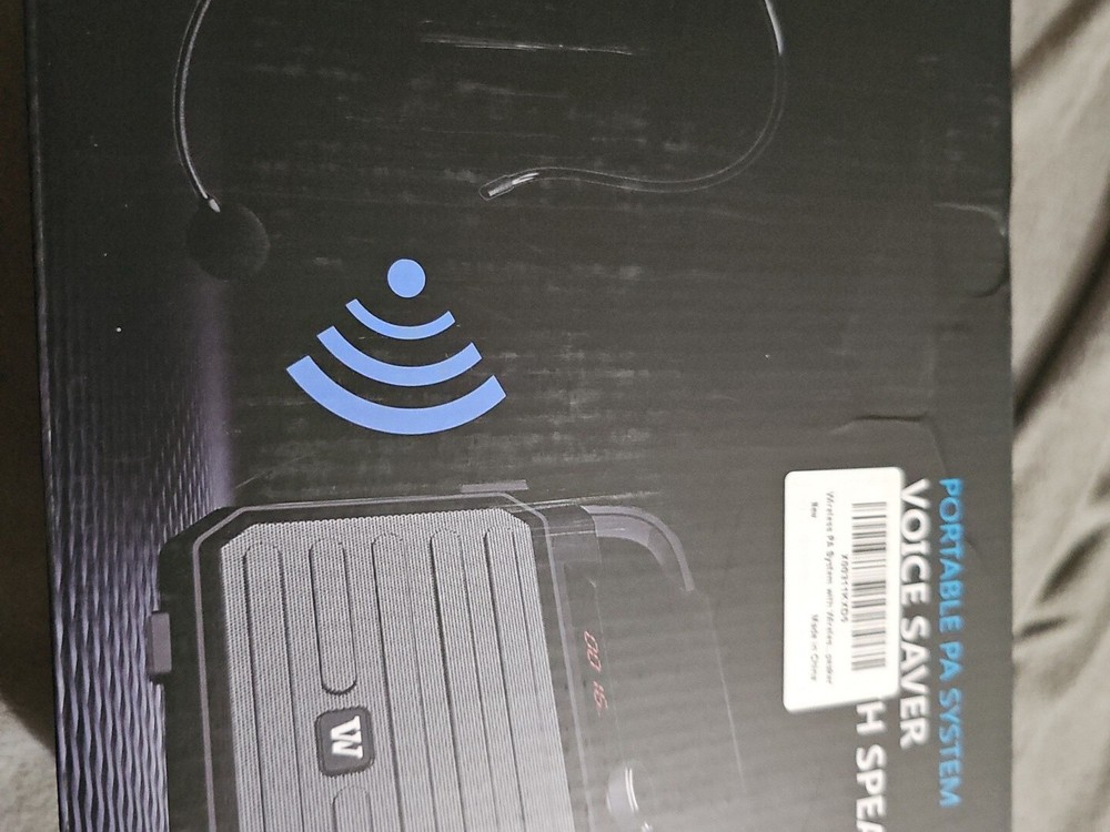 WINBRIDGE Portable PA Speaker Sound System with Bluetooth Headset Model H5