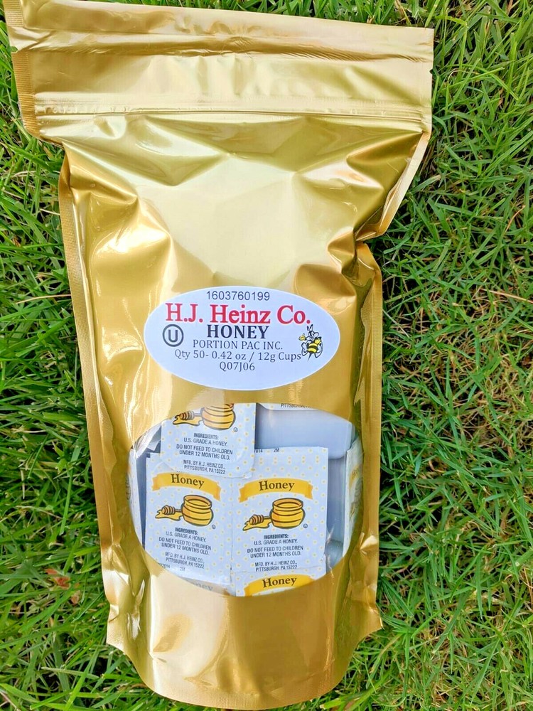 HEINZ HONEY SINGLE SERVE 2 Pack 100 Packets Total KOSHER PLEASE READ DESCRIPTION