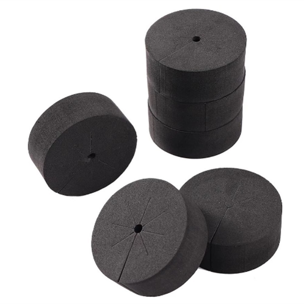 120Pcs Garden Clone Collars Neoprene Inserts Sponge  for 2 Inch Net Pots4348
