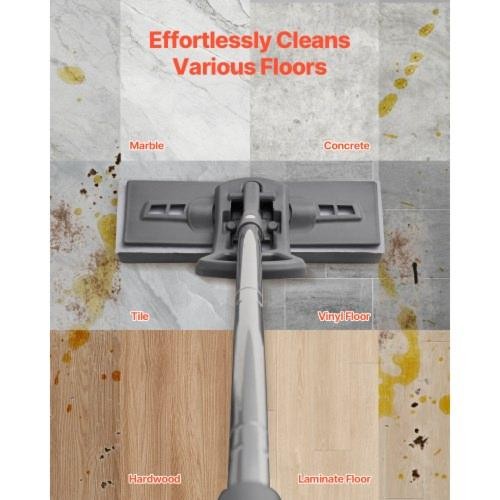 Sponge Mop HighDensity PU Sponge Mop with 1 Pcs Sponge Mop Replacement
