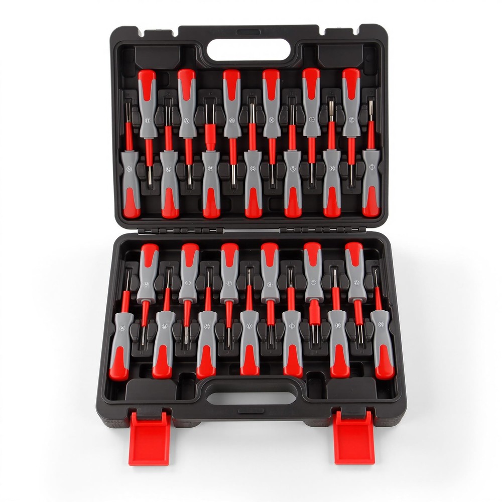 26PCS Universal Terminal Removal Tool Kit, Connector Pin Removal Tool for Rep...