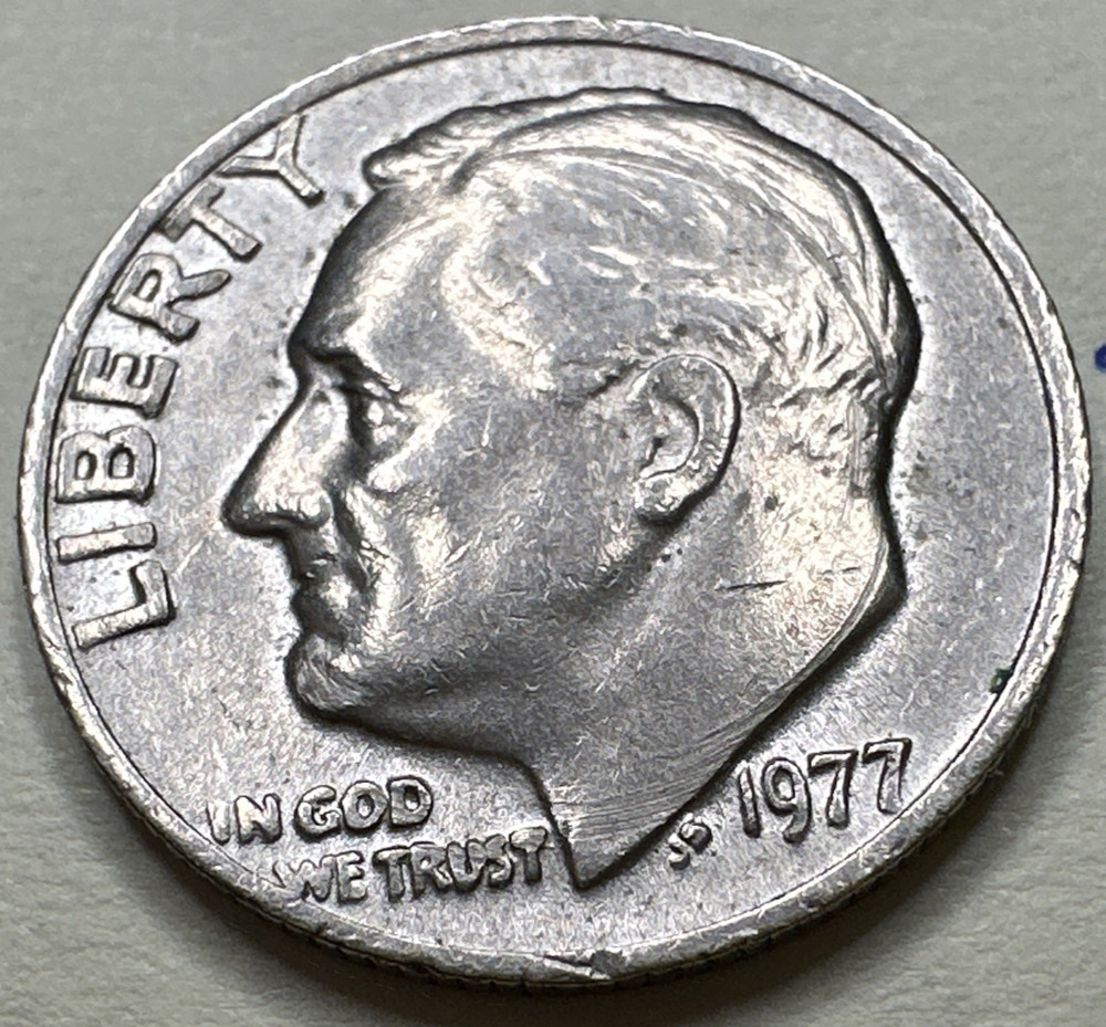 1977 Roosevelt Dime nice 10C 2088X