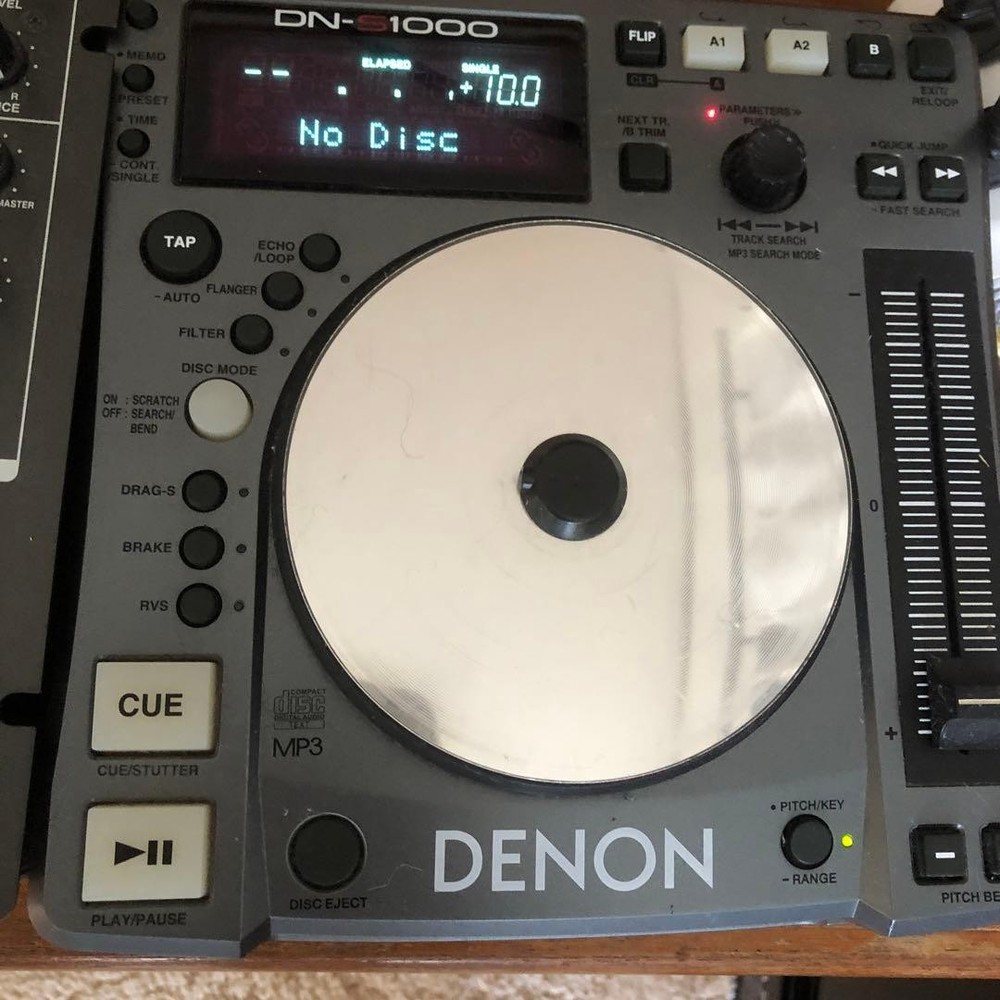 Junk DENON DN-S1000 DN-X100 Single CD Player DJ Mixer Unit Error