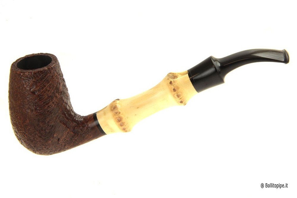 C-Pipe Sandblast - Bent Billiard Bamboo