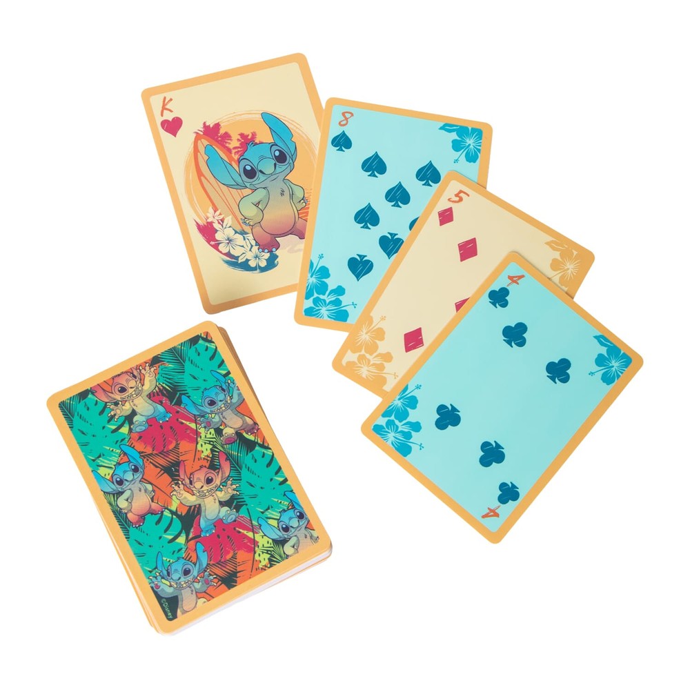 🔥Disney Stitch Waterproof Playing Cards Set BNWT🔥