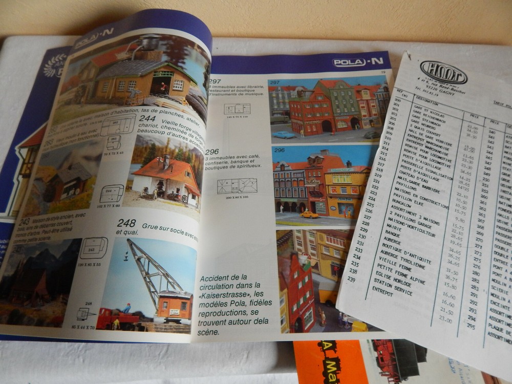 Lot catalogues HO N - POLA