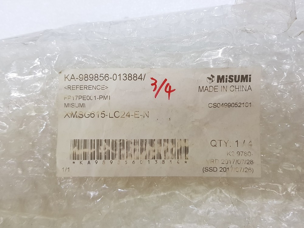 MISUMI X-Axis Motorized Stages XMSG615-LC24-MA-M