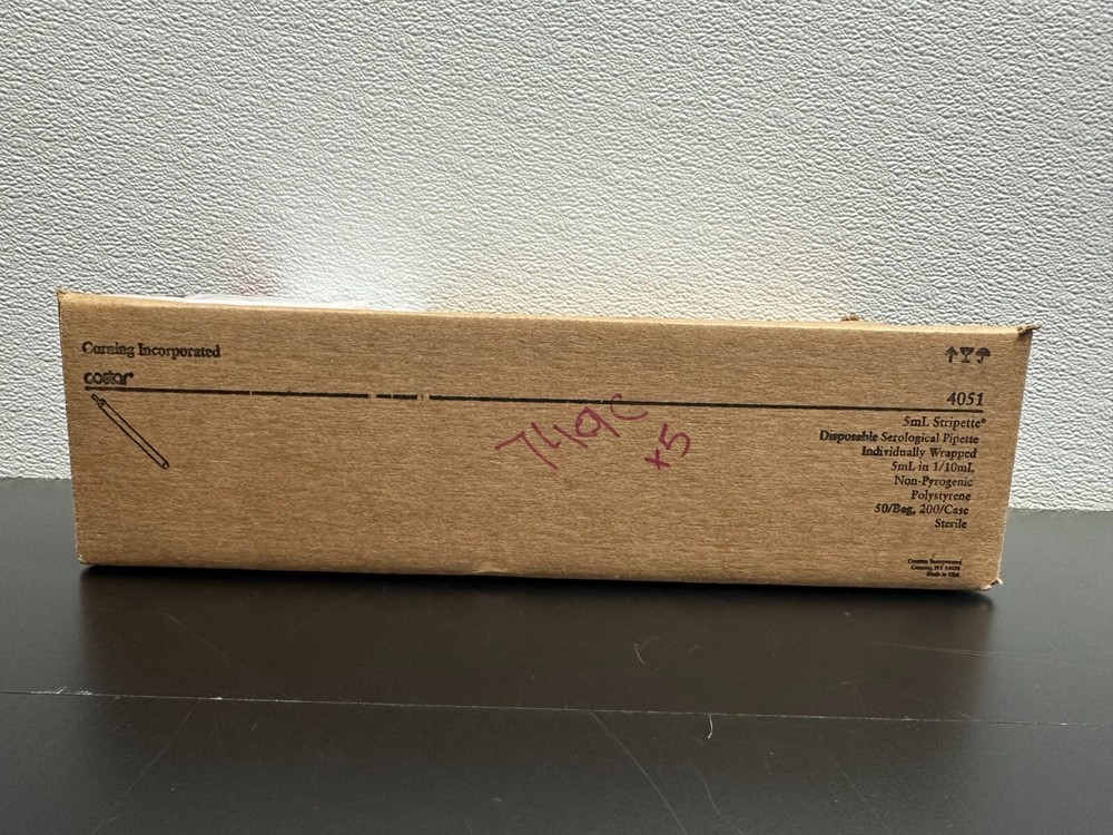 Corning Costar REF 4051 5mL Stripette Serological Pipette Case