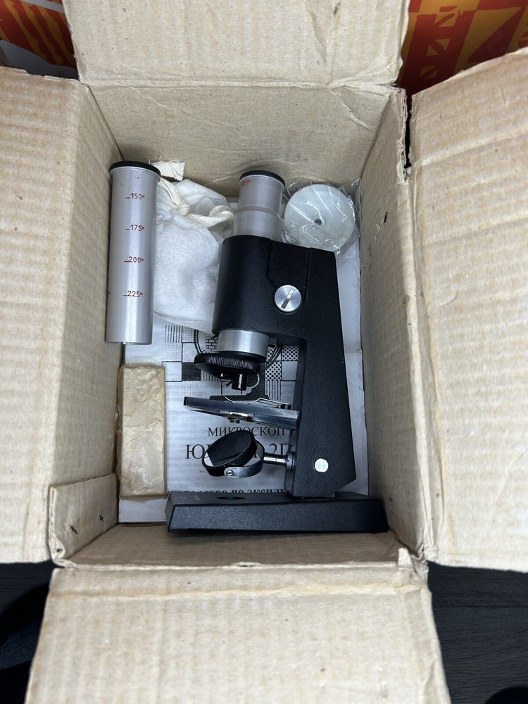 Vintage Mini microscope юннат 2п-3 Made In Belarus 🇧🇾
