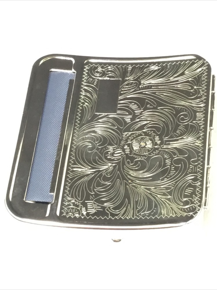 Automatic Silver Rolling Box For Tobacco and Rolling Paper For Perfect Cigarette