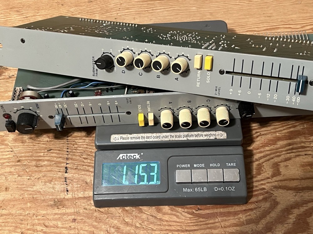 pair vintage 1982-83 Neotek Series I submaster console strips modules