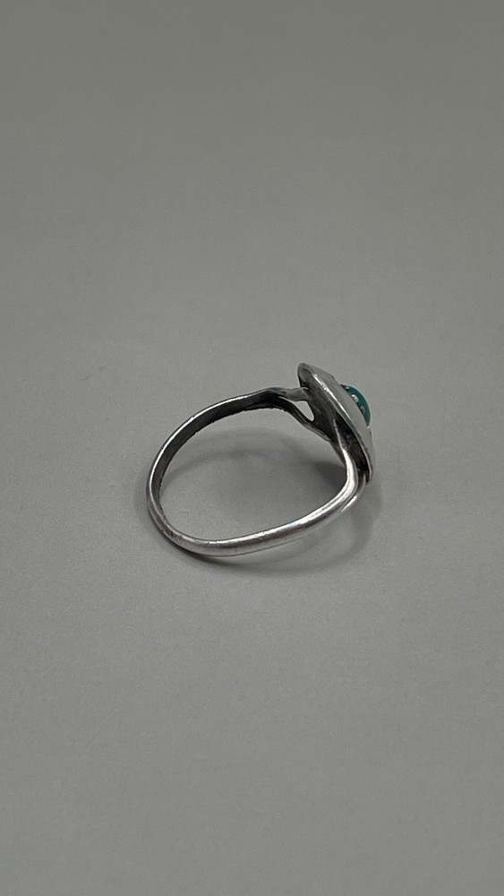 Southwestern Womens 4 Ring Sterling Silver Turquoise