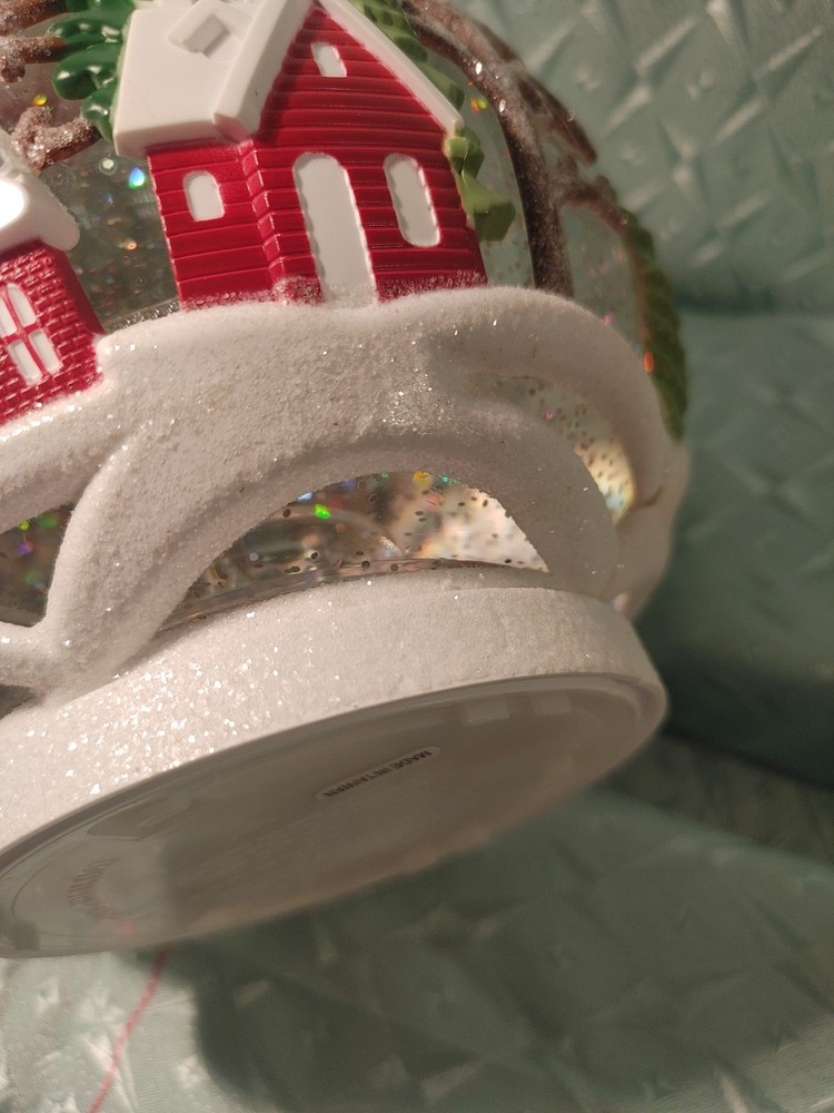 St Nicholas Square Winter Forest Snow Globe