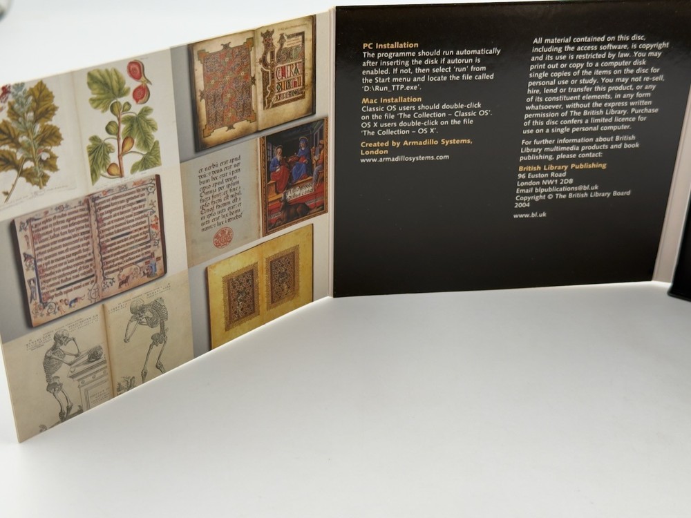 British Library - Turning the Pages, The Collection CD 2004 Multi-media CD-ROM